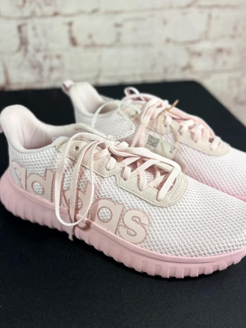 adidas Kids Pink Mesh Lightweight Sneakers